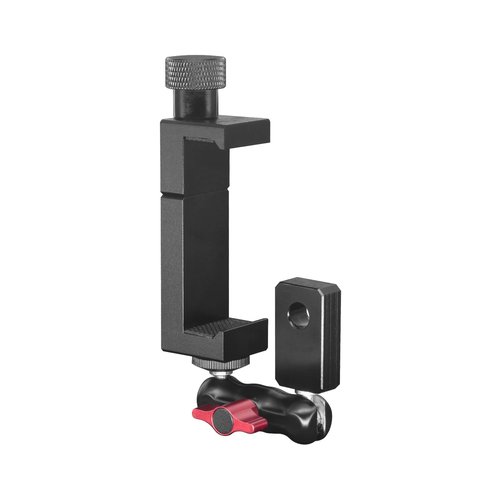 DRUSERY Bow Phone Mount for The Use of Camera of Cell Phone Bow Smartphone All-Aluminum Holder Accessory Compound Bow Hunting Phone Bracket