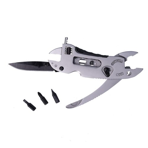 Multitool Wrench, Multifunctional Tools Pliers Screwdriver Stainless Steel Multitool Pliers Foldable Multipurpose Portable Multi Tool Wrench for Camping Fishing DIY