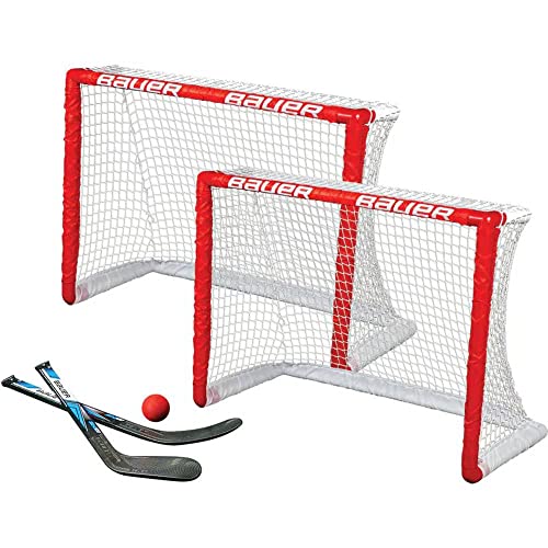 Bauer Knee Hockey Goal Set (Twin Pack), Red