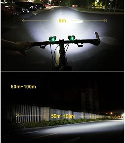 Super Bright 1800 Lumens Bike Light USB Powered Bicycle Light, Waterproof Bike Headlight 4 Modes Cycling Bike Lights for Mountain Road, Kids and City Bicycle
