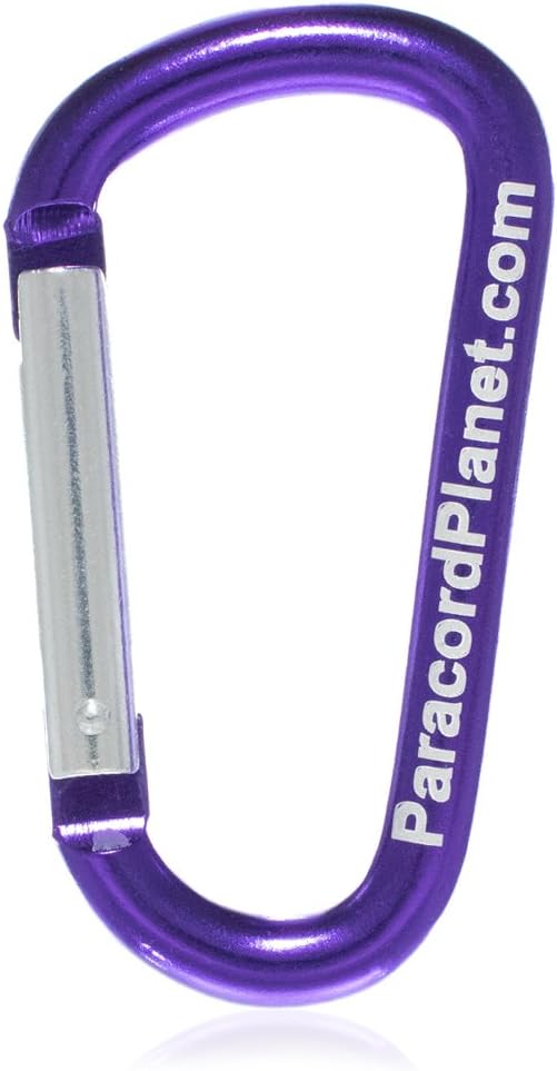 Aluminum D Ring Carabiner Clip Bulk Packages - Available in a Variety of Sizes, Styles, and Colors