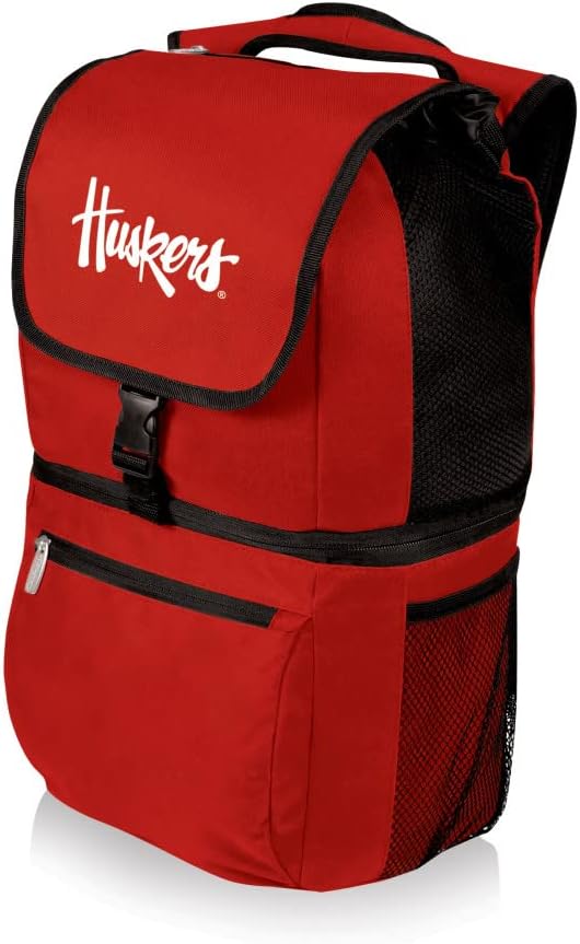 PICNIC TIME NCAA North Carolina Tar Heels Zuma Backpack Cooler - Soft Cooler Backpack - Lunch Cooler, (Black)