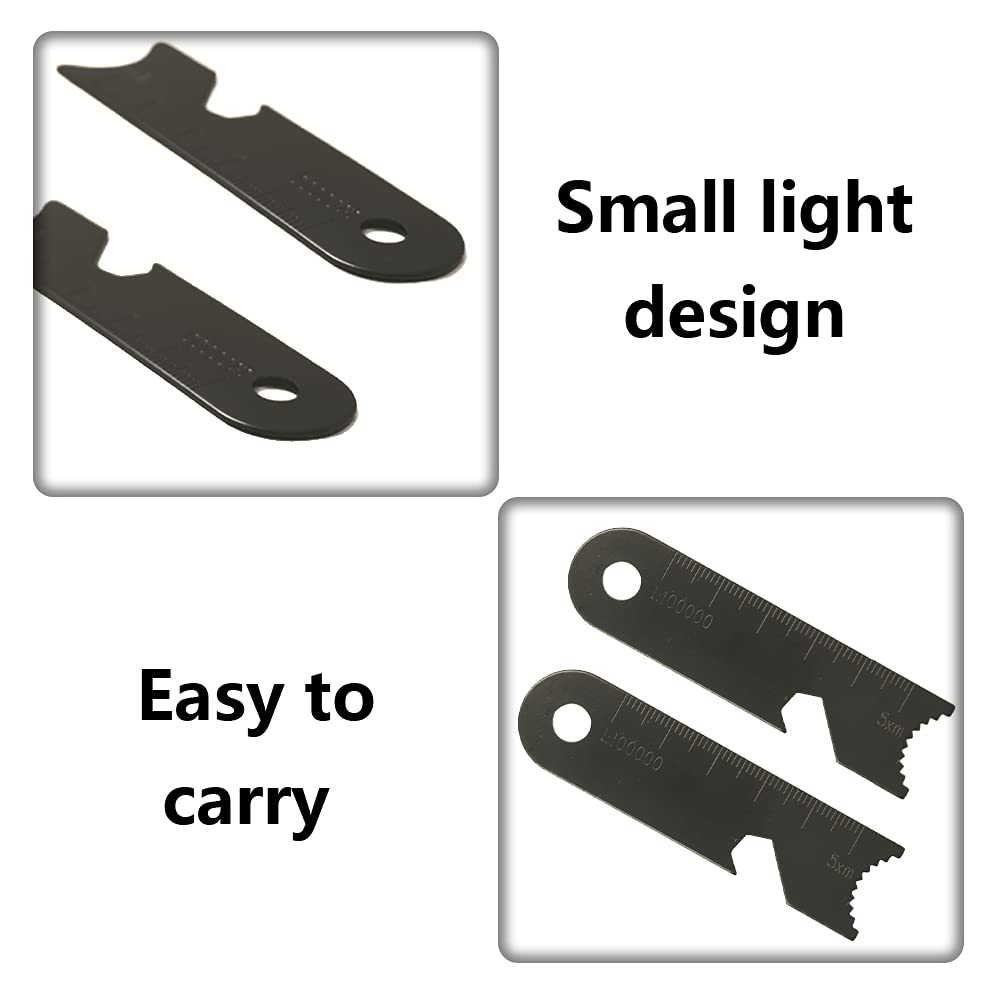 CHIYUYISEN11 Pcs Outdoor Lighter Outdoor Flint Scraper Striker Flint Fire Starter Survival Camping Flint Scraper,It's Also a Wine Opener