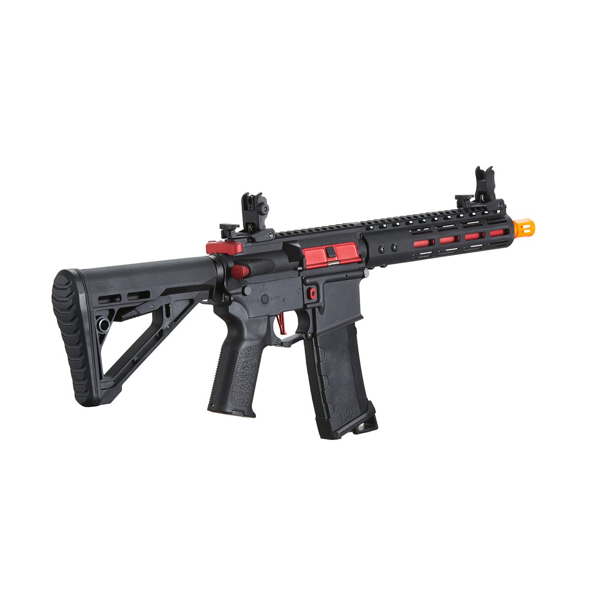 Lancer Tactical Gen 3 Archonn 9'' Lightweight Durable Polymer M4 Airsoft MLOK AEG w/High Speed Mid Cap with Programmable Trigger (ETU & MOSFET)