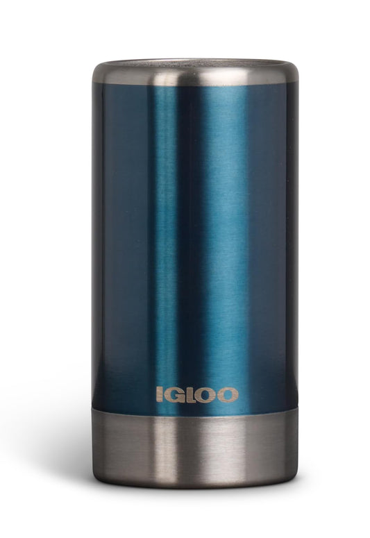 Igloo, 12 OZ Stainless Steel, Coolmate Slim, Gloss Modern Blue