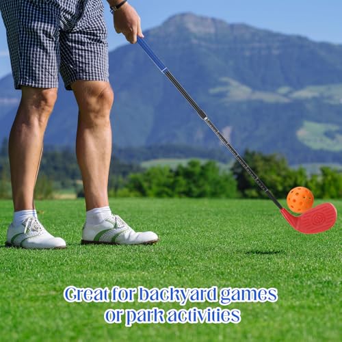 Adjustable Plastic Golf Clubs Set - Right Hand, Red Black & Blue Variation
