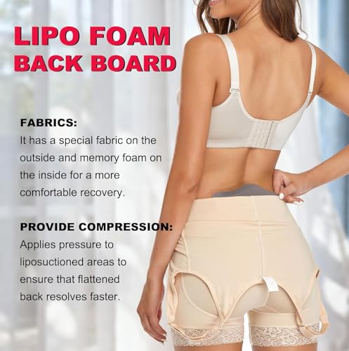 Grey Lumbar Back Support Board for Post-Op Recovery and Compression