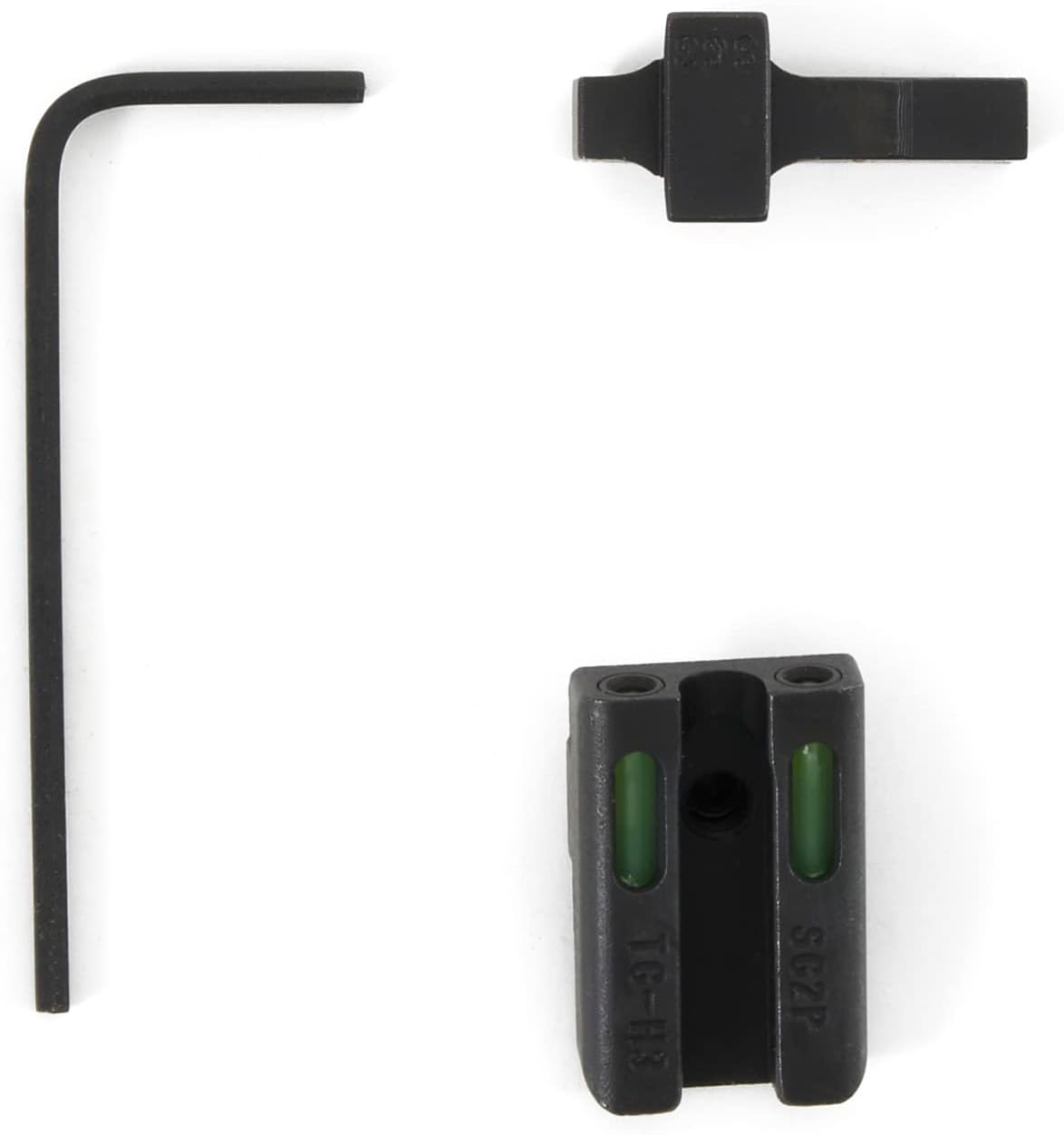 Truglo TFX PRO Night Sight for Handguns - Glowing Tritium & Fiber Optic, Compact & Durable