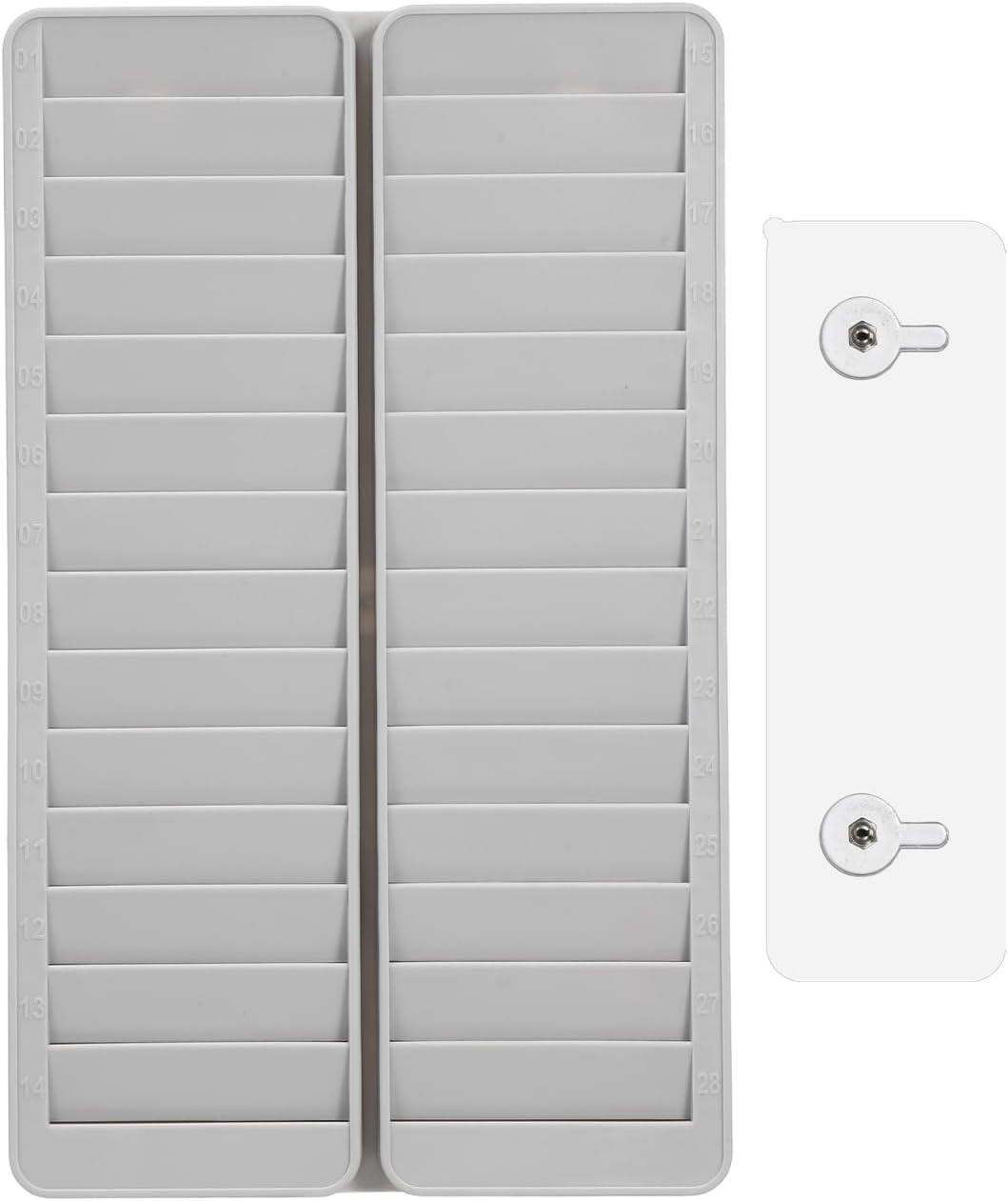 Material Card Rack Vertical Business Card Holder Wall Mount Rack Badge Card Holder Time Card Slot Pyramid Time Rack Time Clock Card Holder Attendance Cards Storage Rack Wall Pocket