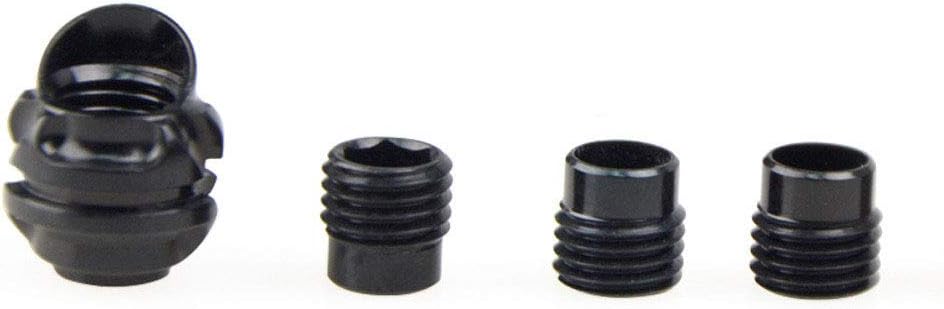 37/45 Degree Aluminum Hooded Peep Sight Compound Bow Housing Aperture Kit with 3 Size inner Core