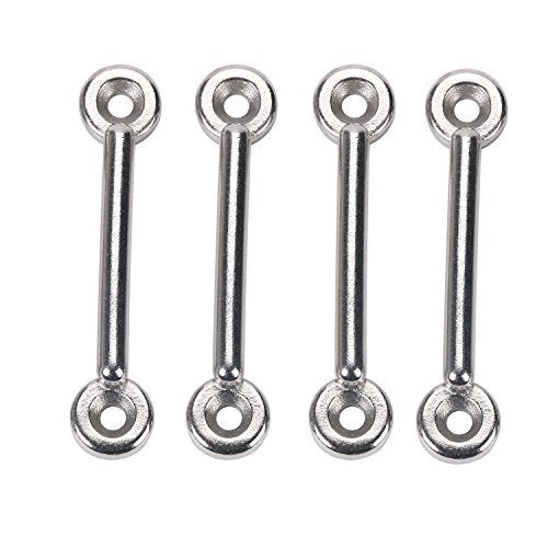 Stainless Steel Bimini Top Strap & Footman Loop Set - Heavy Duty for Jeep Corvette Kayak