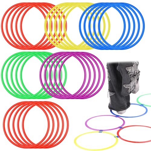 15-Inch Agility Training Rings Set for Speed and Coordination Drills
