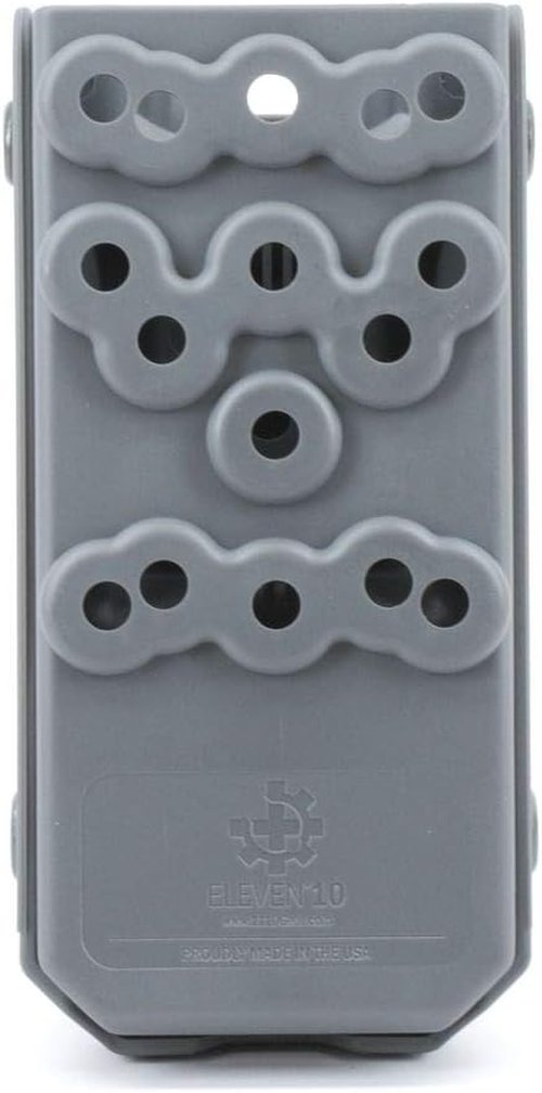 Eleven 10 Slick Front Rigid TQ Case for C-A-T Tourniquet, Black, MOLLE Attachment