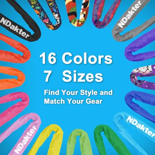 NDakter Bike Chain Lock 5-Digit Combination Heavy Duty Anti-Theft with Sky Blue 3.2 Ft