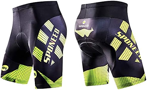 sponeed Men Cycle Outfit Set Bicycle Jersey Road Biker Shorts Trianthlon Cycling Gear Shirts