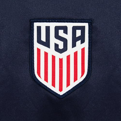 US Soccer USMNT Full Zip Hoodie - Unisex Adult Navy X-Large, Sideline Variation