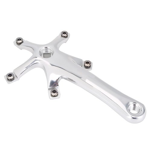 SPYMINNPOO Cranksets,Crank Arms 1 Pair 170MM 130 BCD Alloy Left and Right Crank for Single and Two Piece Road Chainring (Silver), SPYMINNPOOu6o9c3svgy-02