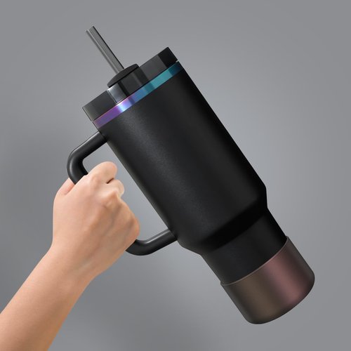 BKBY Chameleon Silicone Water Bottle Boot, Compatible with Stanley Tumbler 20 30 40oz & Hydroflask 12-24oz, Fit More Bottle/Tumblers 2.8-2.95in Bottom Anti-Slip Protector Rubber Sleeve