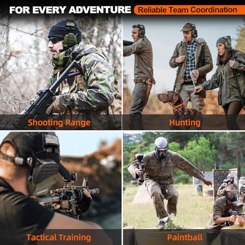 Bluetooth Walkie Talkie Module for Shooting Earmuffs - 3-Mile GMRS Range