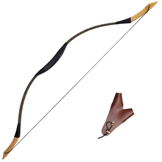 54'' Traditional Recurve Bow Horsebow Archery Hunting Handmade Longbow 20-50 lbs