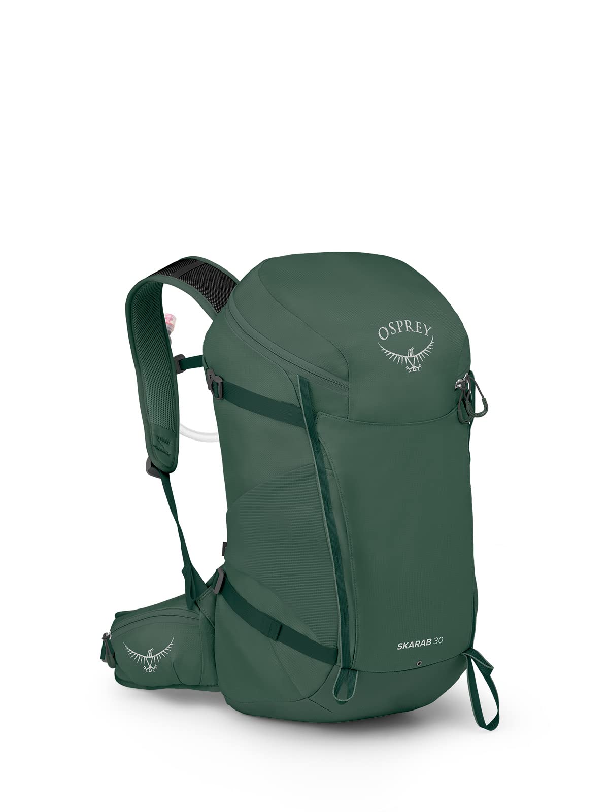 Osprey Skarab 30L Men's Hiking Backpack with Hydraulics Reservoir, Tundra Green
