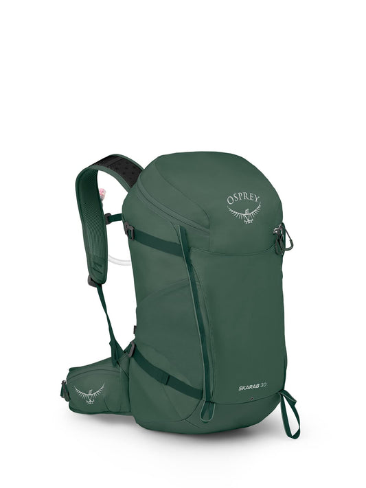 Osprey Skarab 30L Men's Hiking Backpack with Hydraulics Reservoir, Tundra Green