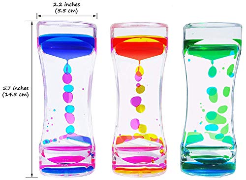 Liquid Motion Bubbler Timer Sensory Fidget Toy for Autism and Stress Relief