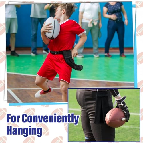 Football Towel Set with Straps - Black, 2 Pack, Sports & Gym Towels
