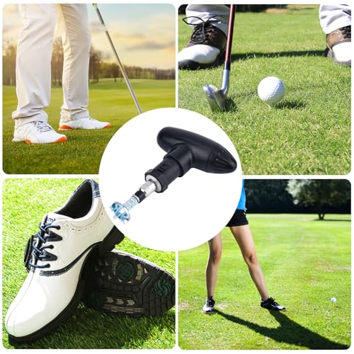 Golf Spike Removal Tool - Zinc Alloy Shoe Spike Wrench for Golf Shoes