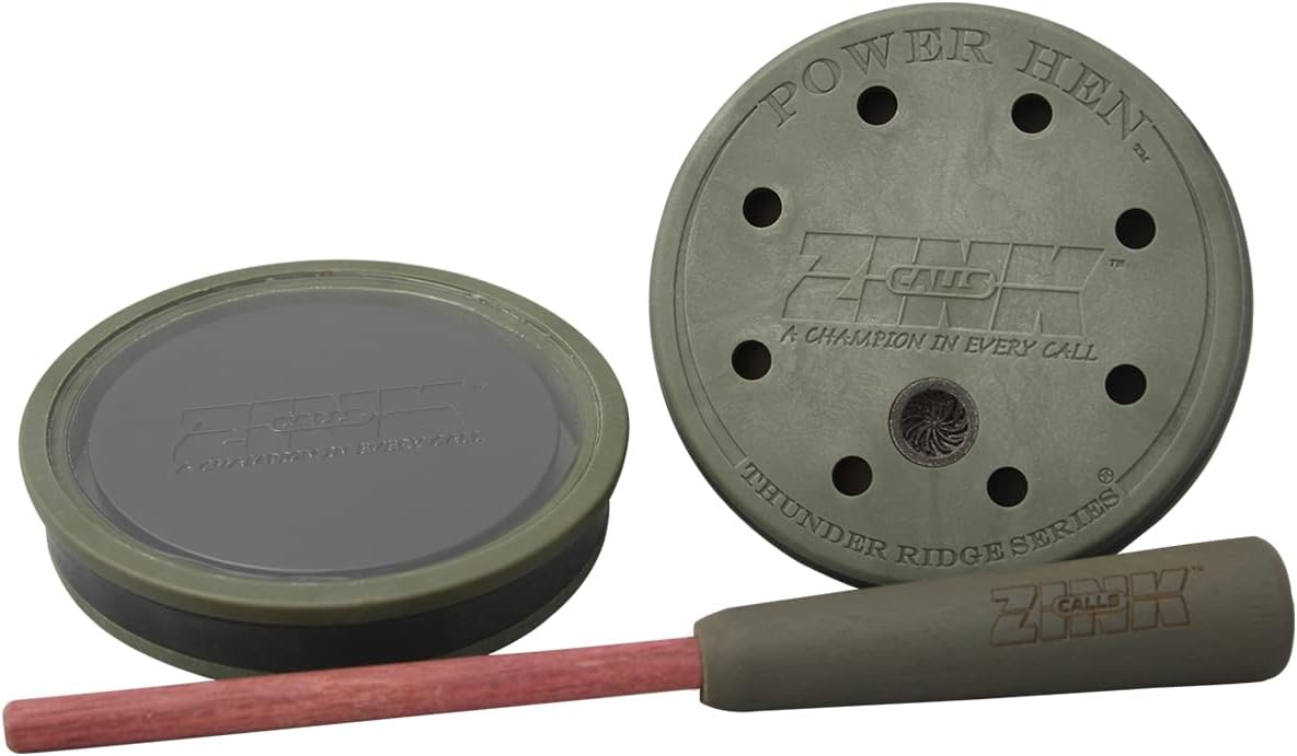 Zink Thunder Ridge Series Hunting Pot Turkey Call | Durable Waterproof Polycarbonate Hand-Built Hand-Tuned User-Friendly