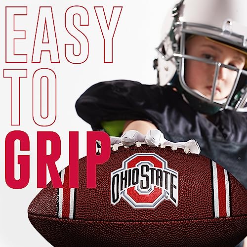 Kids NCAA Youth Football - Official Ohio State Buckeyes Junior Size with Team Logos