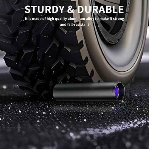Black Light UV Light, 395nm Mini Powerful Rechargeable UV Flashlight, USB-C Ultraviolet Blacklight Flashlight, Portable Pet Urine Detector for Resin Curing, Uranium Glass, Rocks, Scorpion
