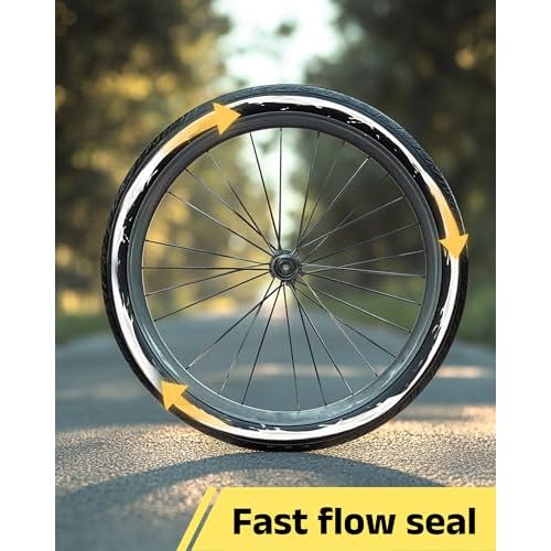 Tubeless Tire Sealant, 500ML Injectable MTB Tire Sealant, Seals Air Holes Up to 6.5 mm, Suitable for Mountain Bike and Road Bike Tires