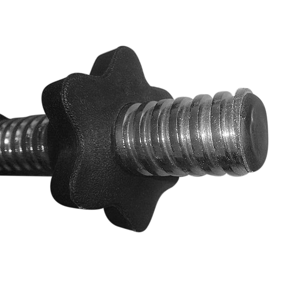 4Pack Spinlock Collars,Dumbbell Hex Nut, Dumbbell Rod Nut,1 Inch Standard Barbell Screw Collar,No-nslip Barbell Screw Collar for Dumbell Weight Lifting Fitness Training(black,Size:2.5cm/0.98inch)