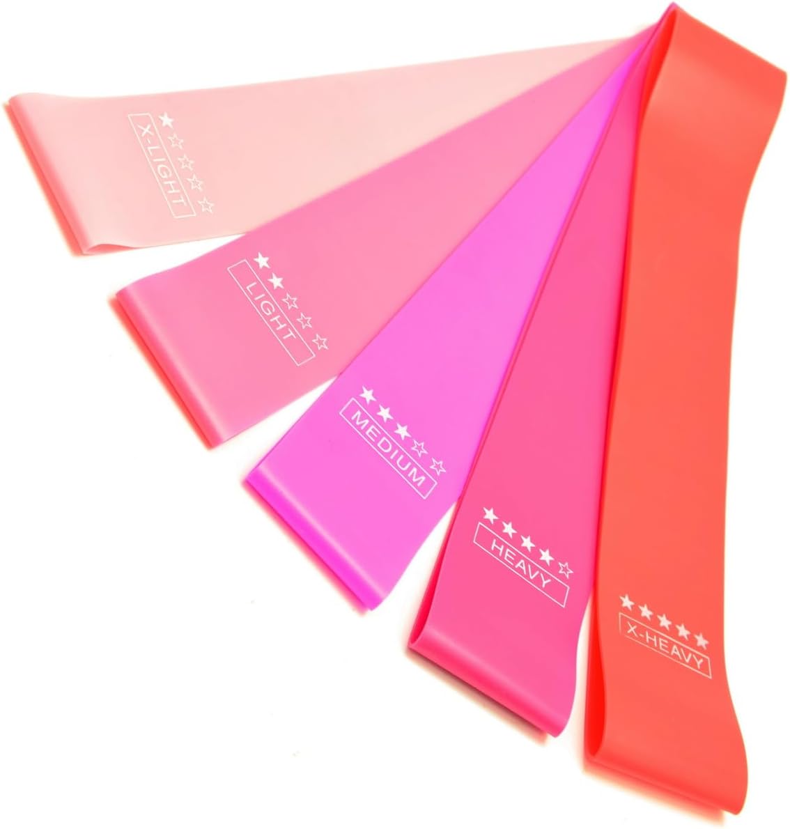 Resistance Loop Exercise Bands for Home Fitness & Strength Training - Elastic Workout Bands for All Ages