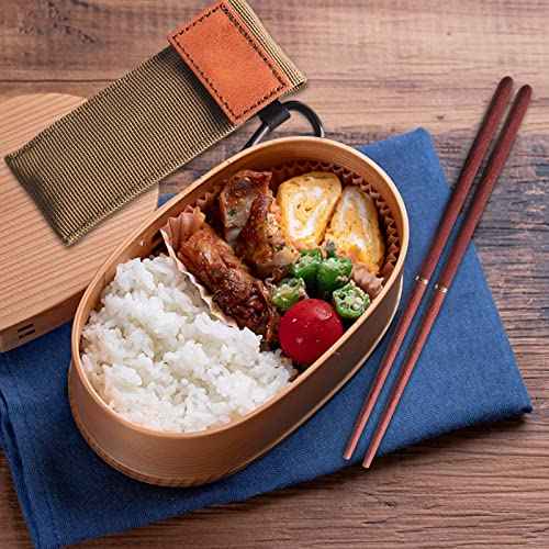 Foldable Chopsticks Travel Set - Rosewood & Copper, Portable & Reusable