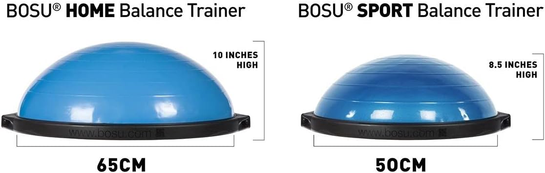 BOSU Sport Balance Trainer, Travel Size Allows for Easy Transportation and Storage, 50cm,