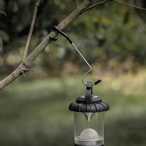 Noneea 6 Pack Camping Lantern Hook Hangers,Tent Light Lamp Hanging Hooks,Outdoor Lamp Hangers for Camping, Fishing, Hunting