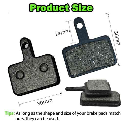 Bike Brake Pads High Performance Bicycle Brake Pads for Shimano MT200,Resin Semi-Metallic Mountain Bike Disc Brake Pad,Bike Brake Pads Fit for TRP/Tektro/Shimano Deore B01S M525 M515 M575