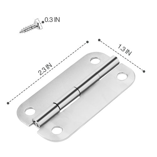 LIKIER Cooler Hinges for I-gloo Cooler, Replacement Parts Stainless Steel Cooler Hinges Replacement Set with 12 Screws, Pack of 3