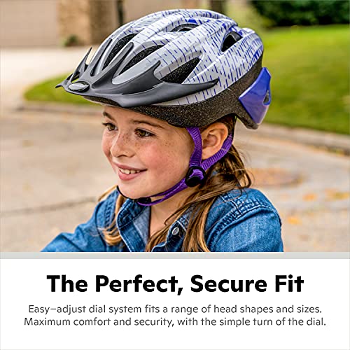 Kids Camo Bicycle Helmet for 8-14 Years - Lightweight, Adjustable Fit, Air Vents, Visor