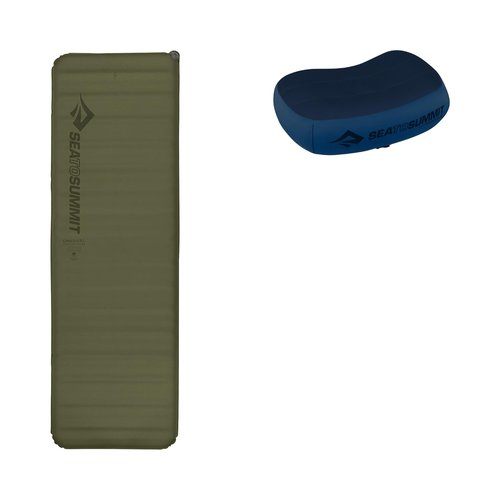 Sea to Summit Sleep System: Camp Plus SI Mat and Aeros Premium Pillow