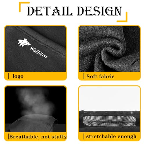 Balaclava Ski Mask for Men Women, Winter Face Mask Windproof Motorcycle Mask Thermal Fleece Full Face Hood