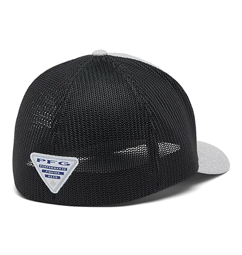 Unisex Mesh Ball Cap with Breathable Back - Columbia PFG Large-X-Large Cool Grey Heather/Black