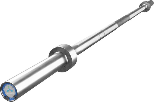 Olympic Training Barbell - 6FT 15LB & 7FT 45LB | 300LB & 1500LB Capacity | Ideal for Home & Commercial Gym Weightlifting