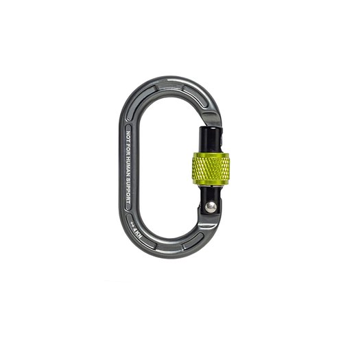 Notch Micro Carabiner Screw Lock Gate - Versatile Tool for Arborists and SRS Climbing, Gate Opening: 0.4”, Height: 2.3”, Tensile Strength: 900 lbs. Weight: 0.49 oz (99379)
