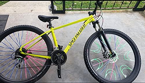 72Pcs Universal Spoke Skins Cover - Ovelur Wheel Spoke Wraps Skins Pipe Trim Decoration Protector For Motorcycle Dirt Bike Yamaha Harley Suzuki(Pink)