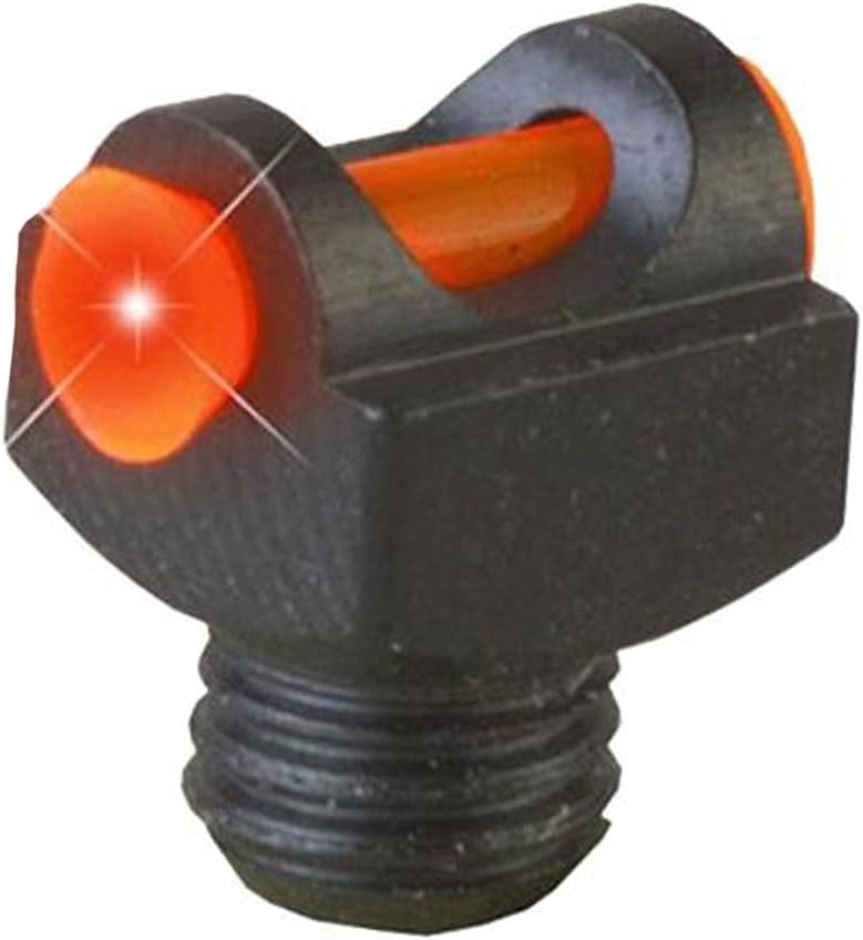 TruGlo Low-Profile All-Metal Construction Starbrite Deluxe Fiber Optic Shotgun Replacement Bead, Red or Green