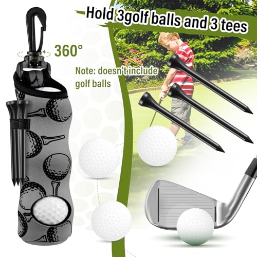 Liliful 12 Pcs Gray Golf Accessories Kit for Women and Men - Classic Style, Complete Golf Gear Set