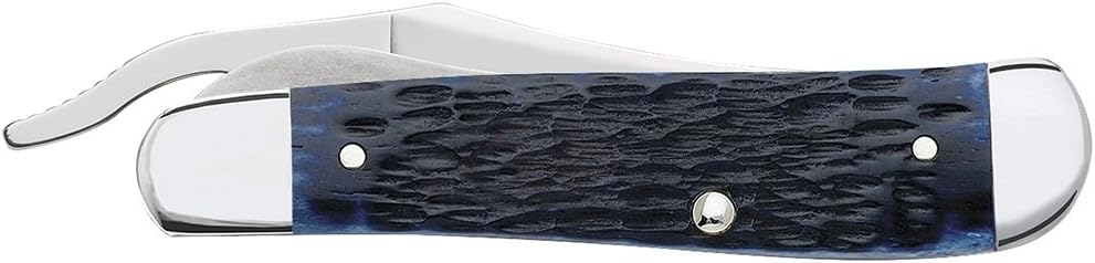Case WR XX Pocket Knife Burnt 6.5 Bonestag Russlock Item #65303 - (6.51953L SS) - Length Closed: 4 1/4 Inches